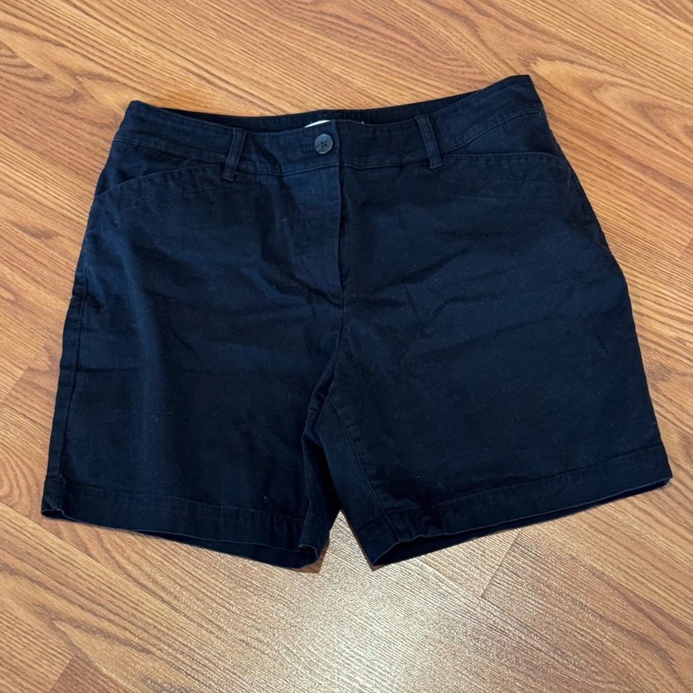 Talbots Women's Black Bermuda Shorts